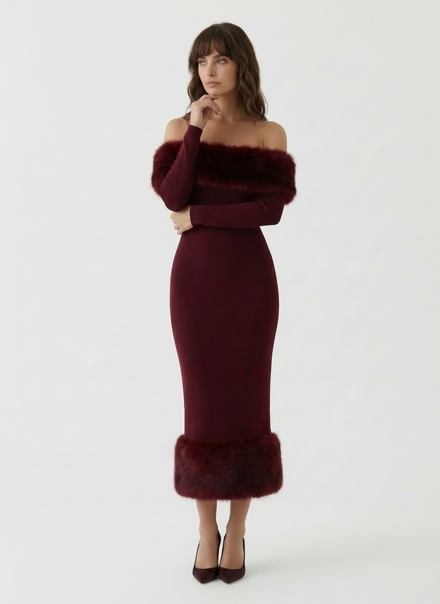 Elvina – Midi Klänning