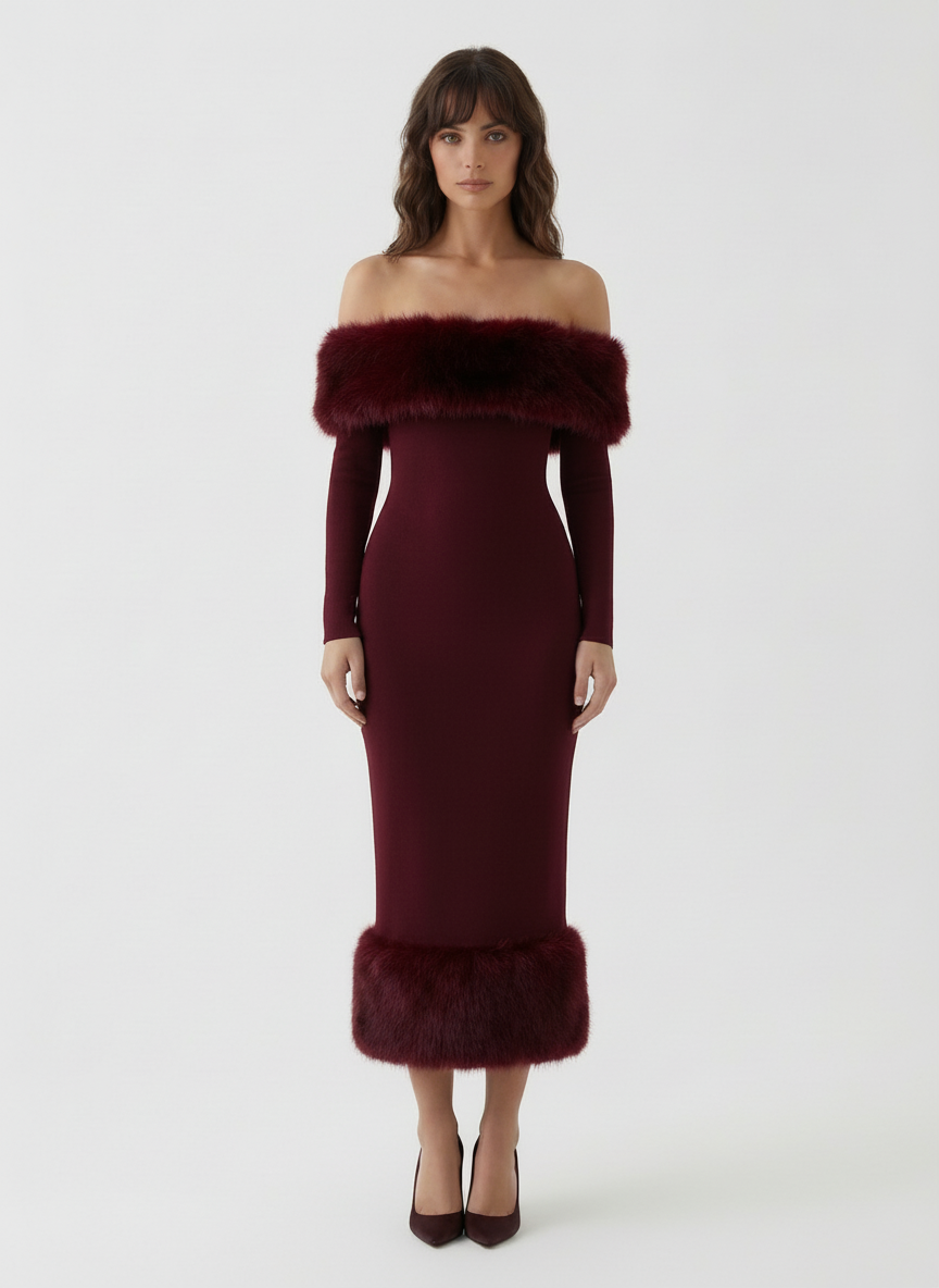 Elvina – Midi Klänning