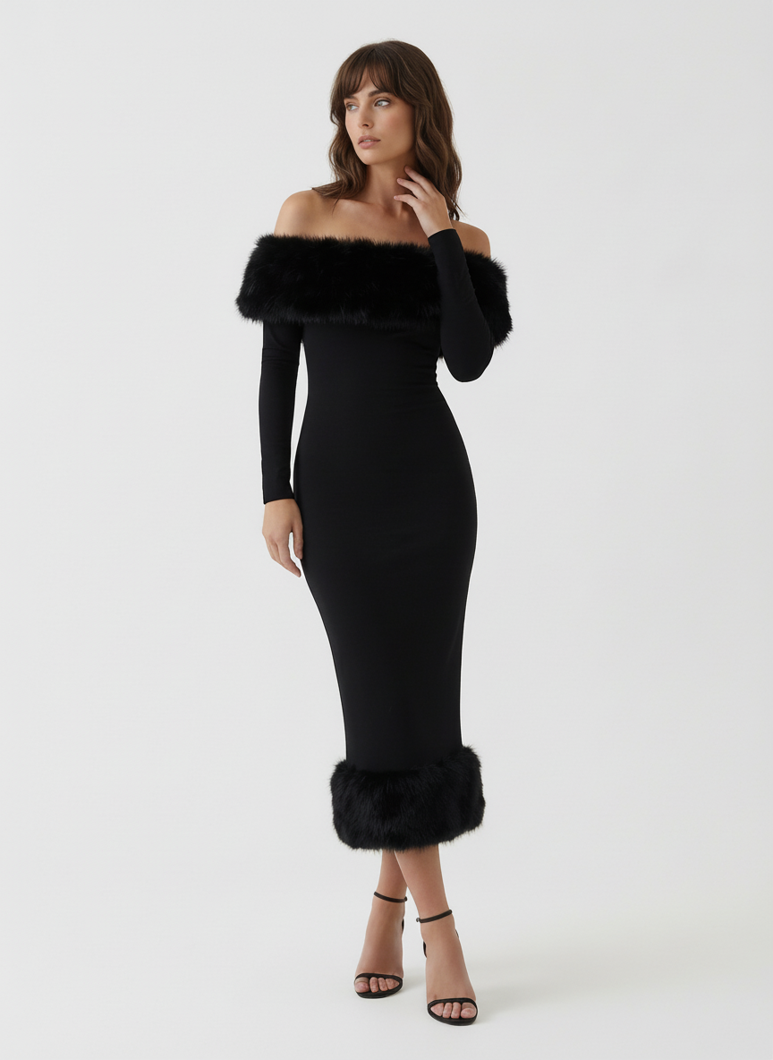 Elvina – Midi Klänning