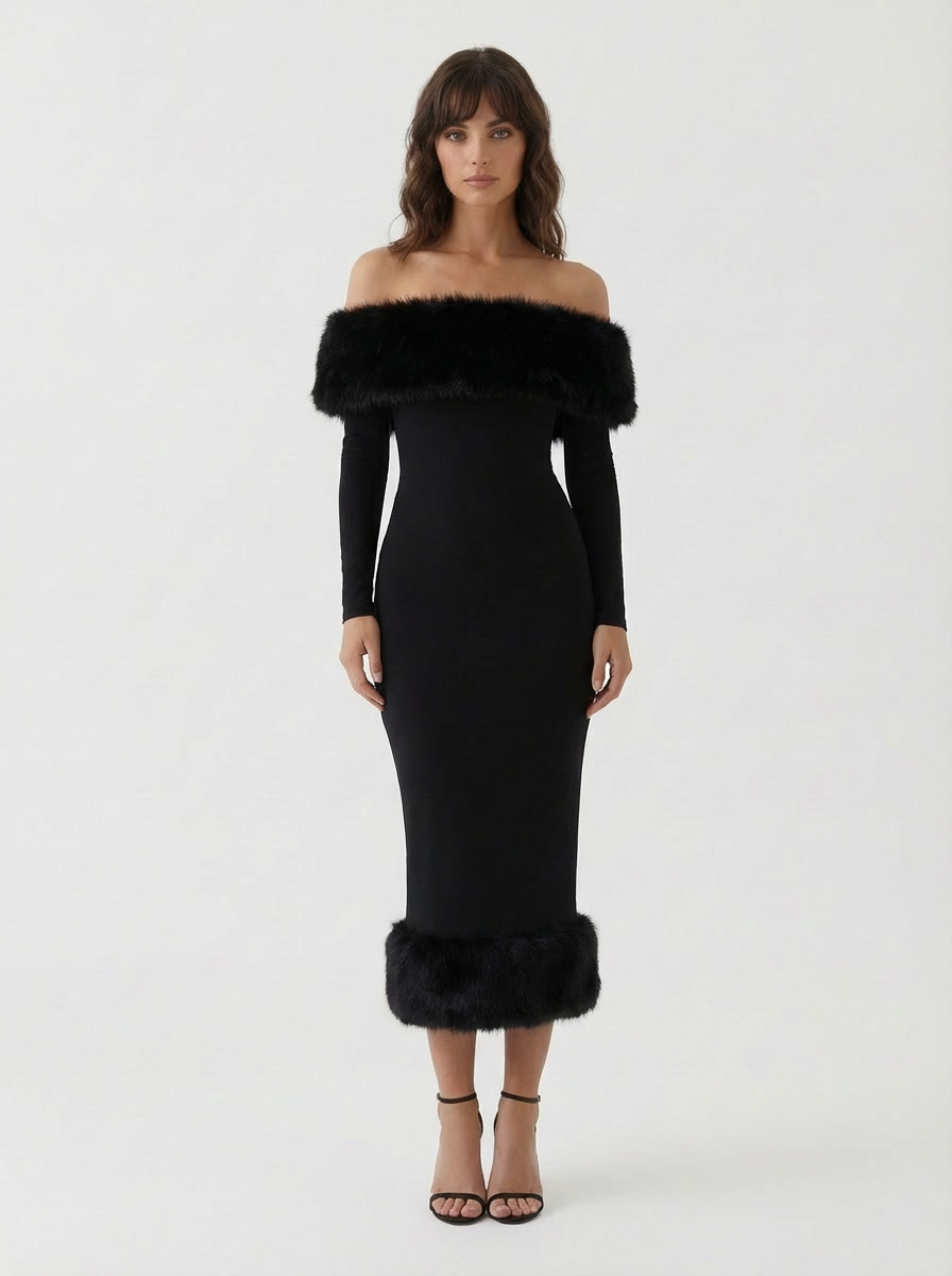 Elvina – Midi Klänning